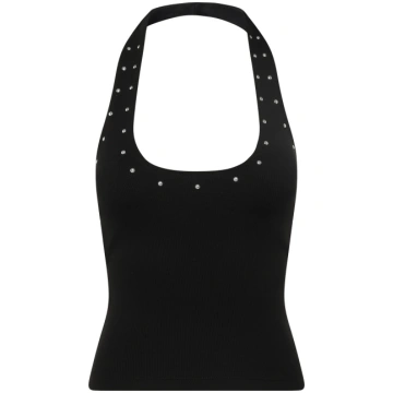 Gina Tricot - Studded Halterneck Top - izmērs XS