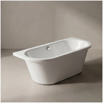 Vanna ONDA 1750x760mm, balta Vispool 152010