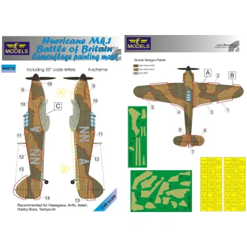 Hurricane Mk.I Battle Of Britain Camouflage Painti