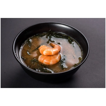 Miso zupa ar tīģergarnelēm Ledenīte Cafe