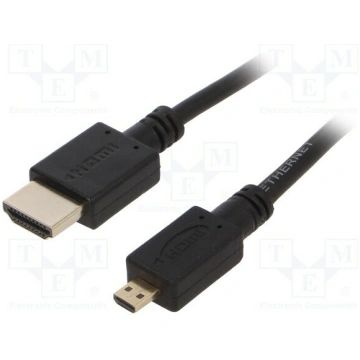 Cable; HDMI plug,micro HDMI plug; PVC; 4K,UHD 2160