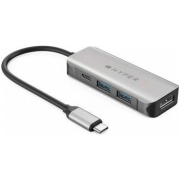 Hyper HD 4-in-1 USB-C HUB/HDMI/PD 100W/USB-A ( HD4