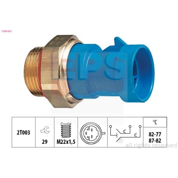Termoslēdzis, Radiatora ventilators EPS 1.850.653