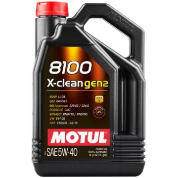 MOTUL 8100 X-CLEAN GEN2 5W40 5L