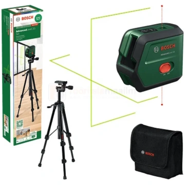 Bosch krustveida lāzers AdvancedLevel 2G + TT 120 