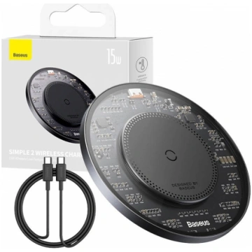 Wireless Qi inductive charger Baseus Simple 2, 15W