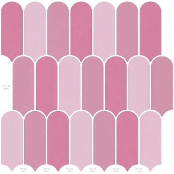 Pūka flīze 50 pcs rozā 30 x 30 cm poliuretāns un p