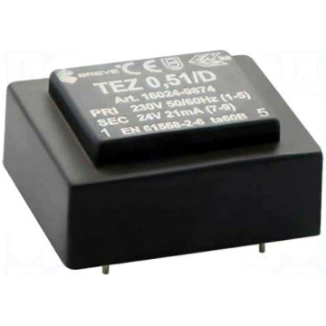 Transformer: encapsulated | 0.5VA | 230VAC | 24V |