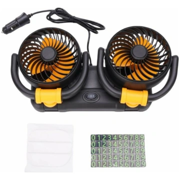 DA645 12v divkāršais automašīnas ventilators ATL