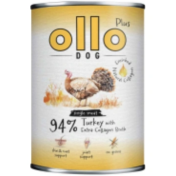 OLLO Plus Collagen Mono Turkey - wet dog food - 80