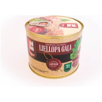 Liellopa gaļa 70% 525g