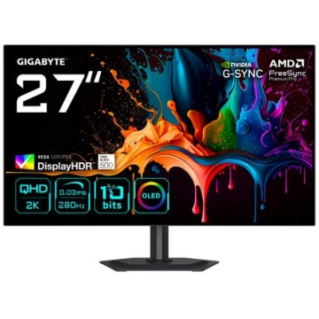 GIGABYTE MO27Q28G 27 OLED QHD Gaming Monitor - 256