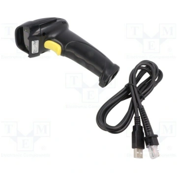 Barcode scanner; Interface: USB; black; 1D | QOLTE