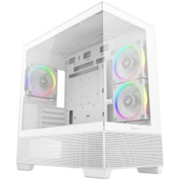 Deepcool Case CG380 3F White Micro ATX