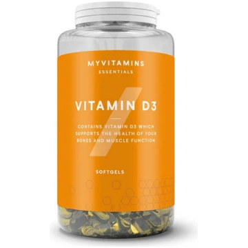 Vitamin D3 180 kaps. Myprotein