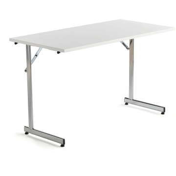 Saliekamais galds Claire, 1200x600mm, balta laminā