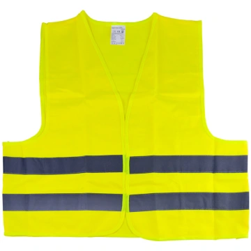 Brīdinājuma veste dzeltena ar atstarojošiem elemen