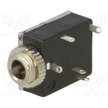Connector: Jack 3,5mm; socket; female; stereo,with