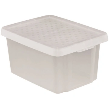 Curver kaste ar vāku Essentials, 16l, caurspīdīga