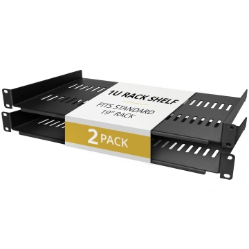 StarTech 2-Pack 1U server rack shelf (CABSHELFV1U-