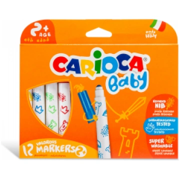 Flomasteri bērniem CARIOCA ,12 krāsas 200-10590