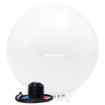 Vingrošanas bumba Tunturi Gymball, 75 cm, balta