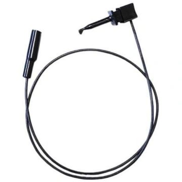 Test lead; 5A; clip-on hook probe,crocodile clip; 