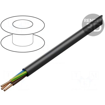 Wire | YKY | 3G10mm2 | round | wire | Cu | PVC | b