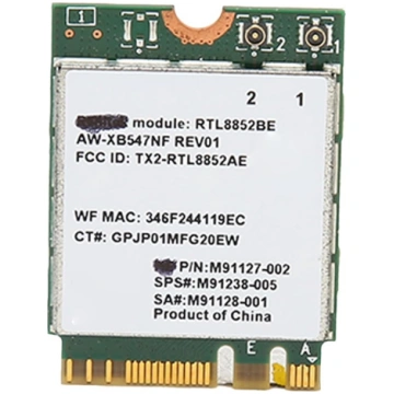 Topiky RTL8852BE AX210NGW WLAN karte, WiFi6 M.2 be