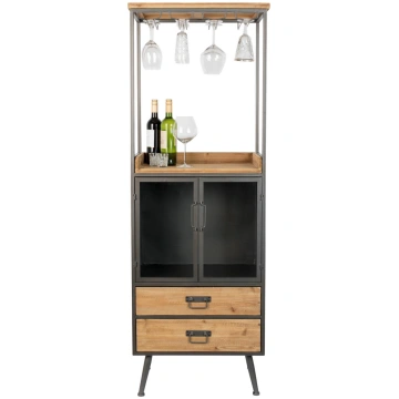 Cabinet Damian High Zuiver, DUTCH BONE, White