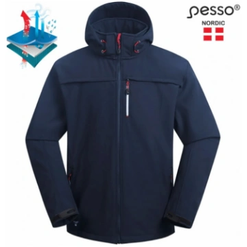 (ATLANTA_N-M&PESSO) Softshell jaka Atlanta, ar kap