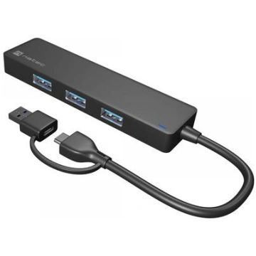 NATEC Mayfly USB 3.2 Gen 1 (3.1 Gen 1) Type-A + Ty