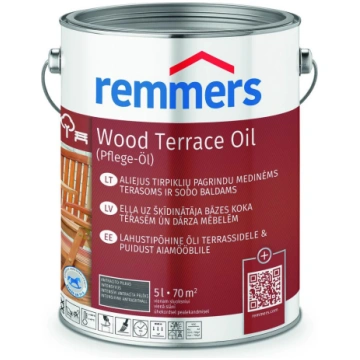 Eļļa koka terasēm REMMERS 5L, Antracīts