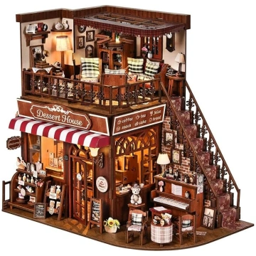 Miniatūru leļļu mājiņas komplekts, pašrocīgi izgat