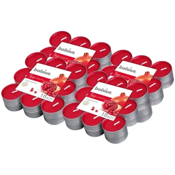 Bolsius True Scents granātābolu aromātiskās tējas 
