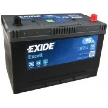 Exide Excell EB954 12V 95Ah 720A auto akumulators