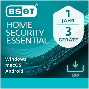 ESET Home Security Essential - 3 Lietotāji, 1 Gads