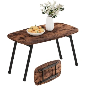 Folding Coffee Table OvalTea Table End Table Sofa