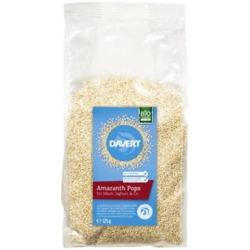 Graudi amaranta uzpūstie BIO 125g Davert