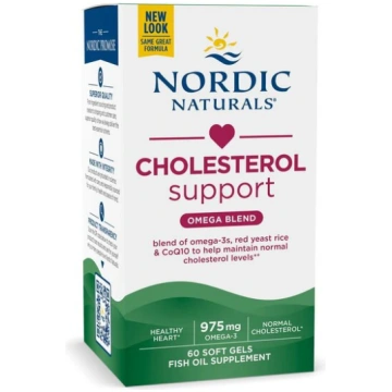 Nordic Naturals holesterīna līmeņa paaugstināšanas