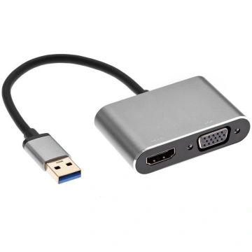 RoGer RoGer DrongDisplay Adapteris USB to VGA/HDMI