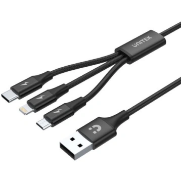 UNITEK C14049BK USB cable 1.2 m USB 2.0 USB C Micr