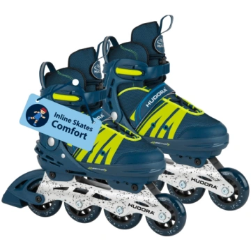 Hudora Inline Skates Comfort Size 29-34 (blue/yell