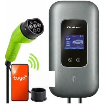 "Qoltec" elektromobiļu uzlādes stacija (2. tips) e