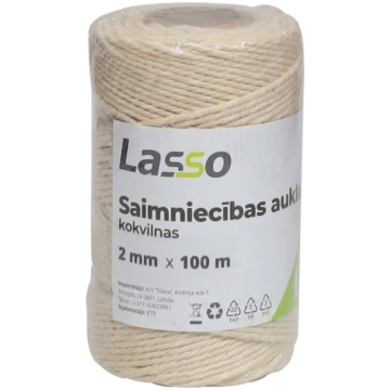 Aukla saimniecibas 2mm 100m kokvilna 9140628 (4750