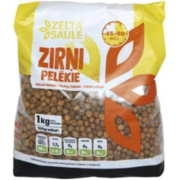 Zirņi pelēkie Zelta Saule 1000g
