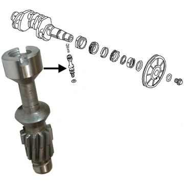 Pinion for distributor drive VW T3