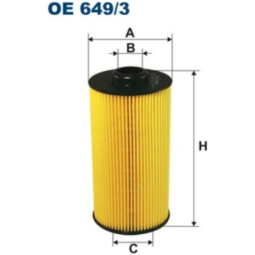 FILTRON Eļļas filtri OE 649/3
