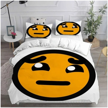 Geometry Dash Gultasveļas Komplekti Segas Pārklājs