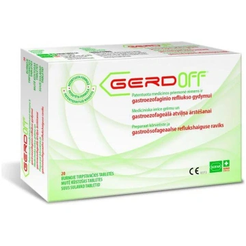 GERDOFF tabletes N20